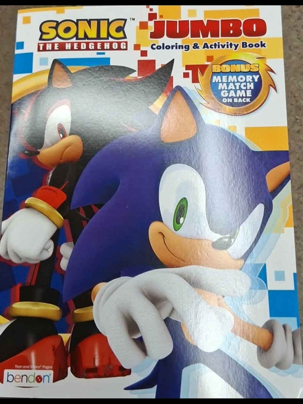 New Sonic the Hedgehog Coloring & Activity Book